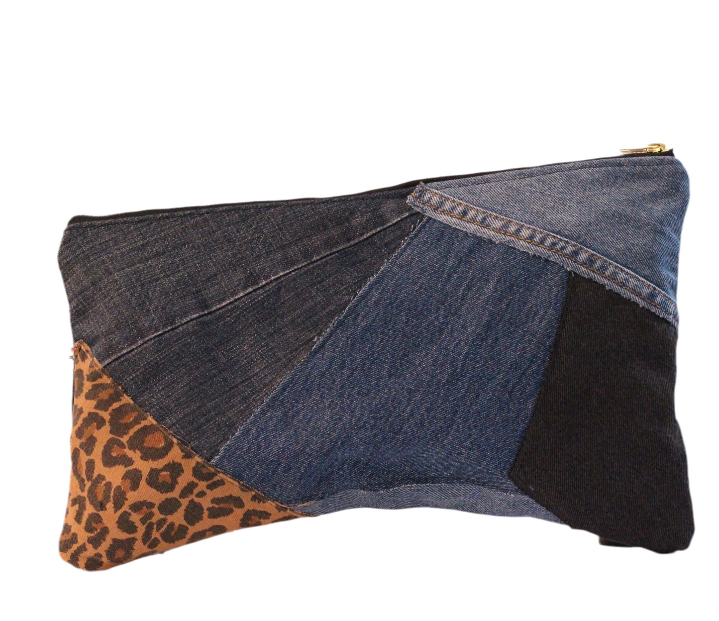 Indigo Denim Clutch