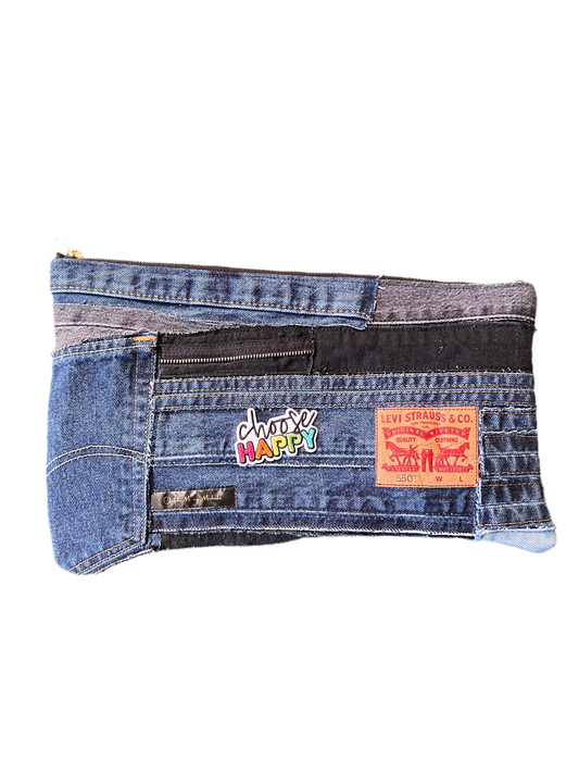 Levi Upcycle Clutch